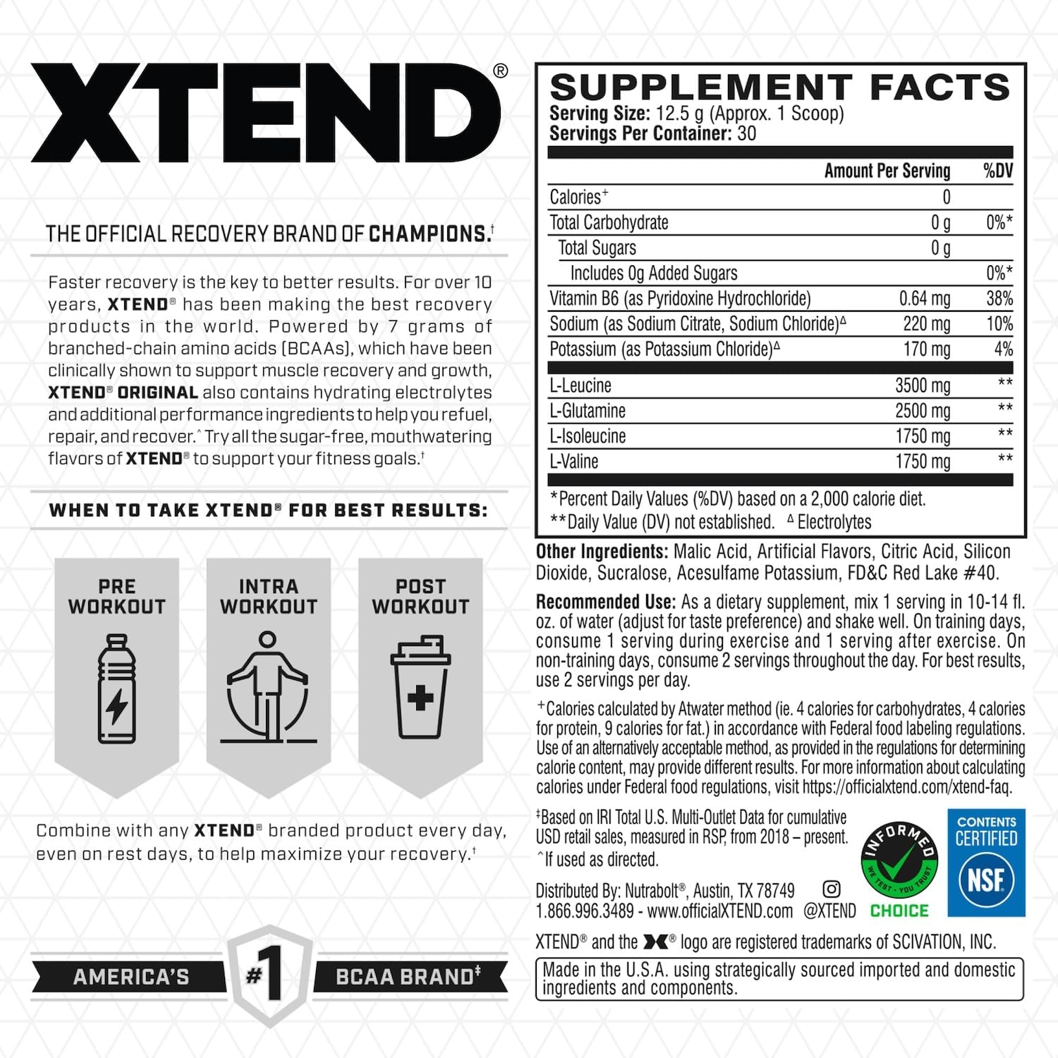 XTEND BCAA